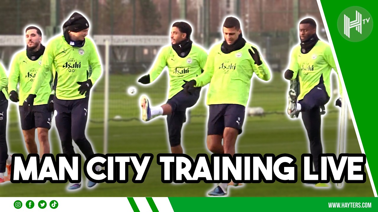 LIVE | Man City training | Real Madrid v Man City