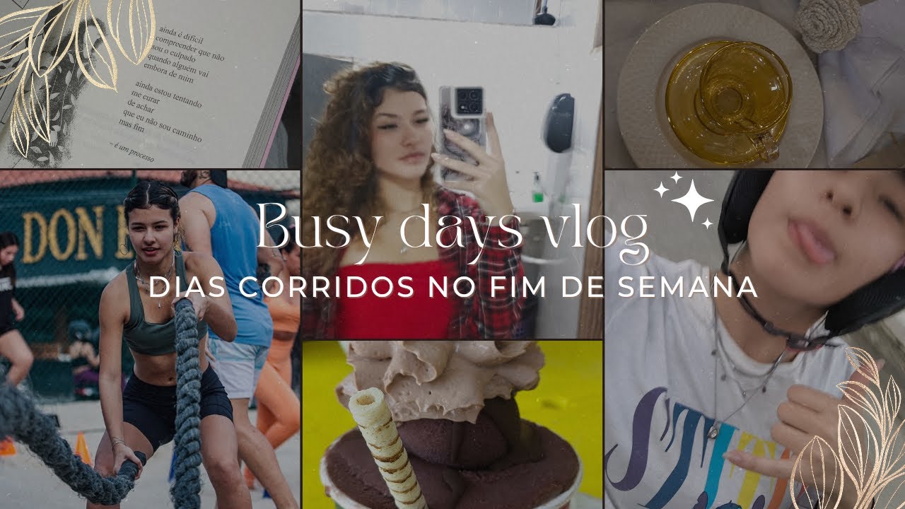 Vivendo tudo ao mesmo tempo: meu fim de semana real | Vlog