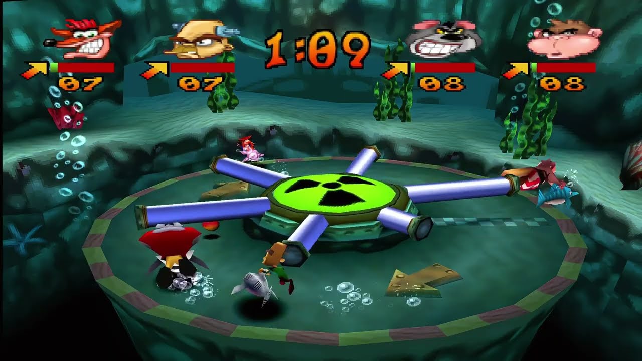 Misi mendapatkan semua CRYSTAL di ROOM 5.... CRASH BASH