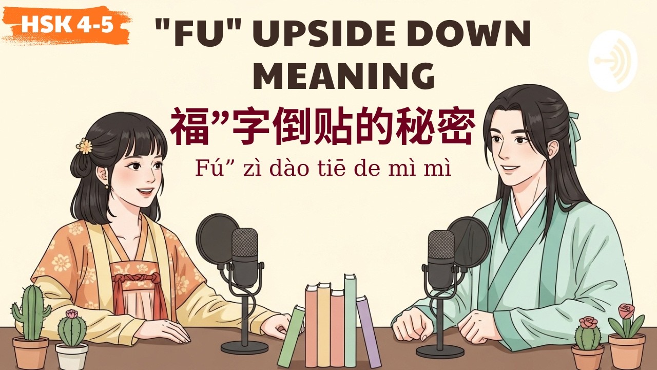 HSK 4-5 | “福”字倒贴的秘密 | The Mystery of the Upside-Down 