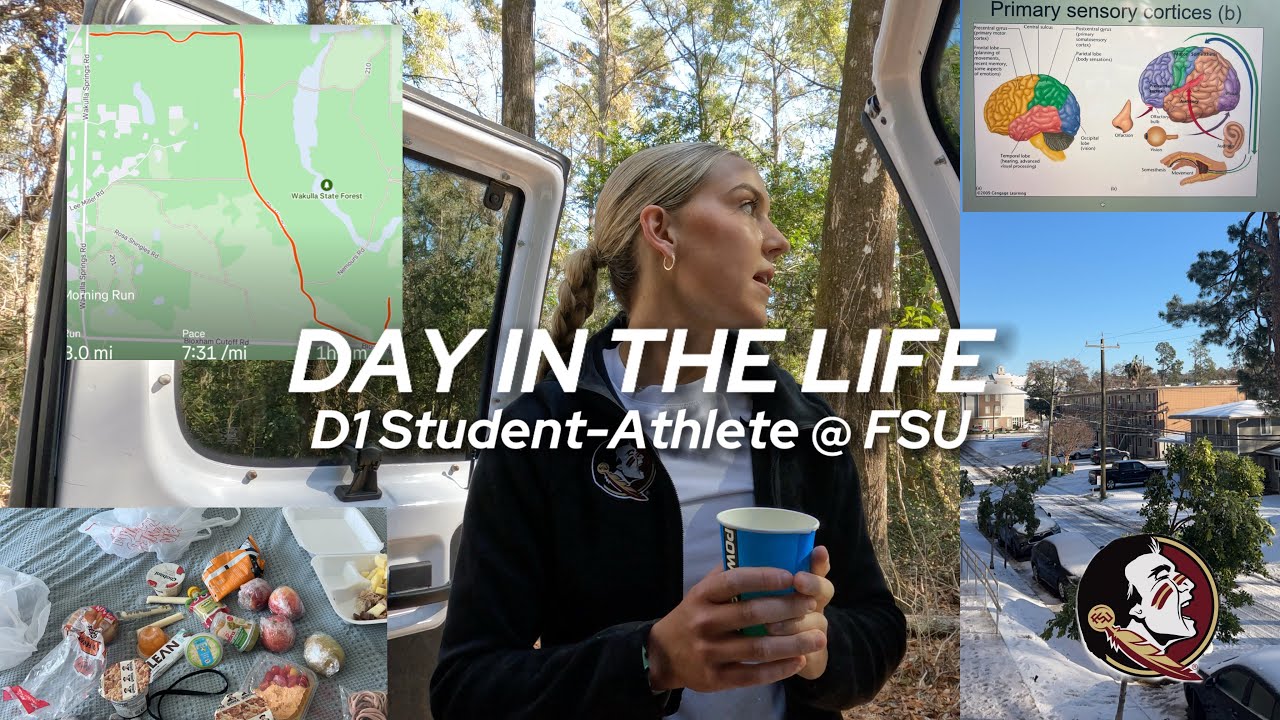 Day in the Life as a Division 1 Student Athlete at FSU | Cross Country & Track Runner