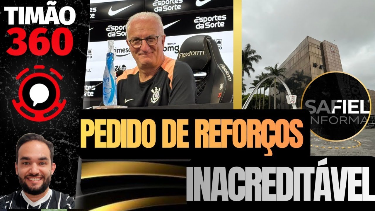 DORIVAL FALOU EM COLETIVA/ PARQUE SÃO JORGE X SAFIEL / ANGILERI / TIMÃO 360 #748