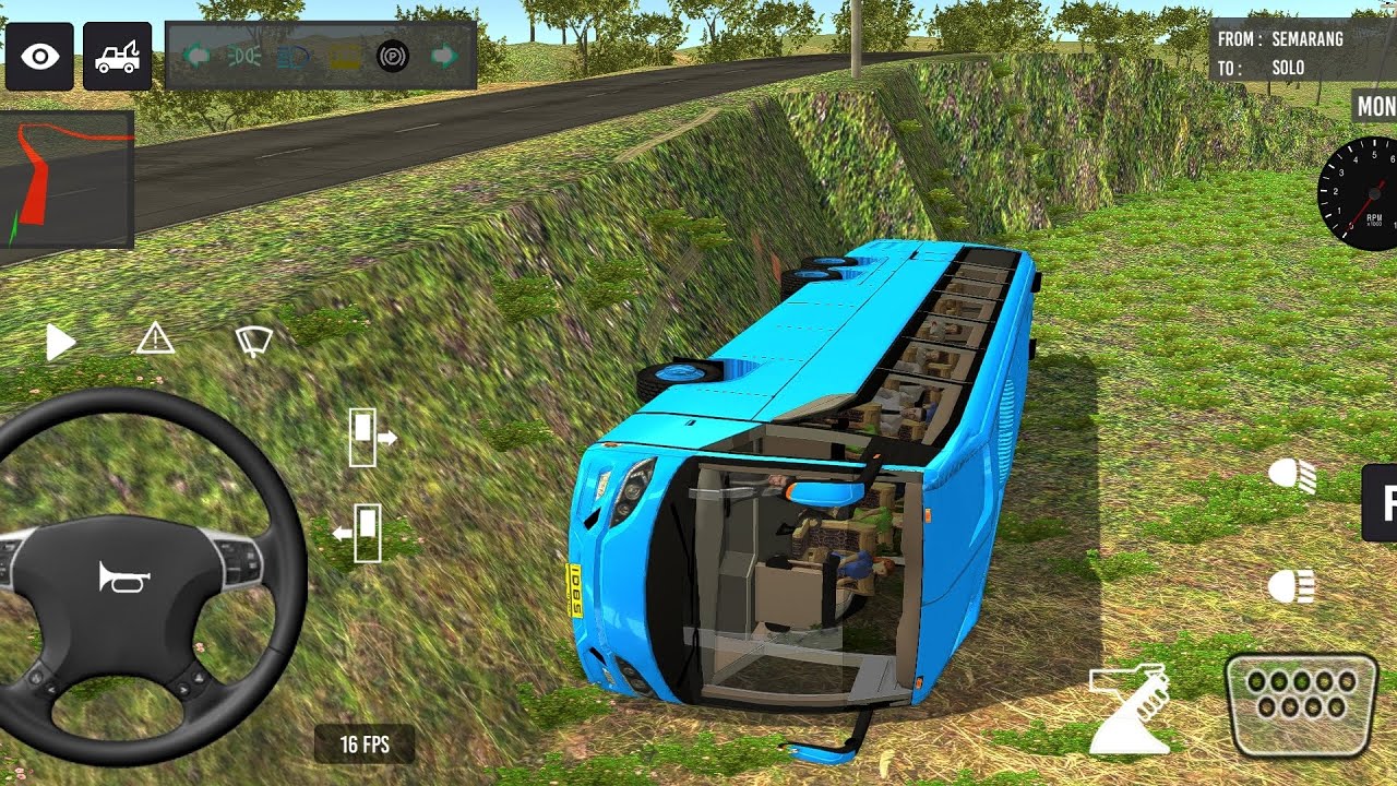 Bus Accident Gone Wrong 😱 | Offroad Crash & Epic Recovery | Bus Driving Simulator Gameplay