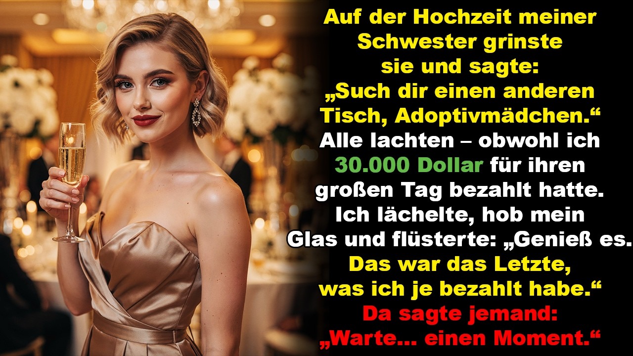 „Adoptivkind“ vor 300 Gästen – dann griff meine 82-jährige Großmutter ein.