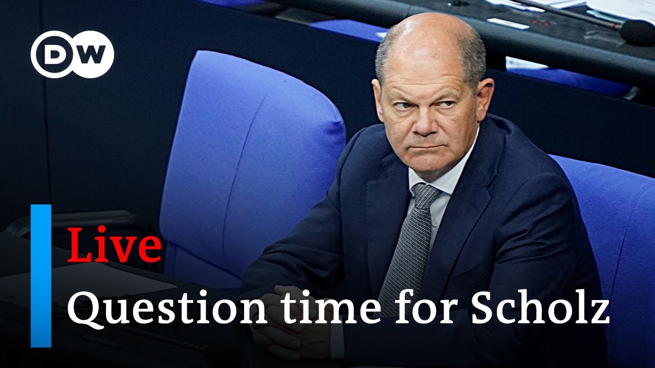 Live: Parliamentary questioning of German Chancellor Scholz | DW News