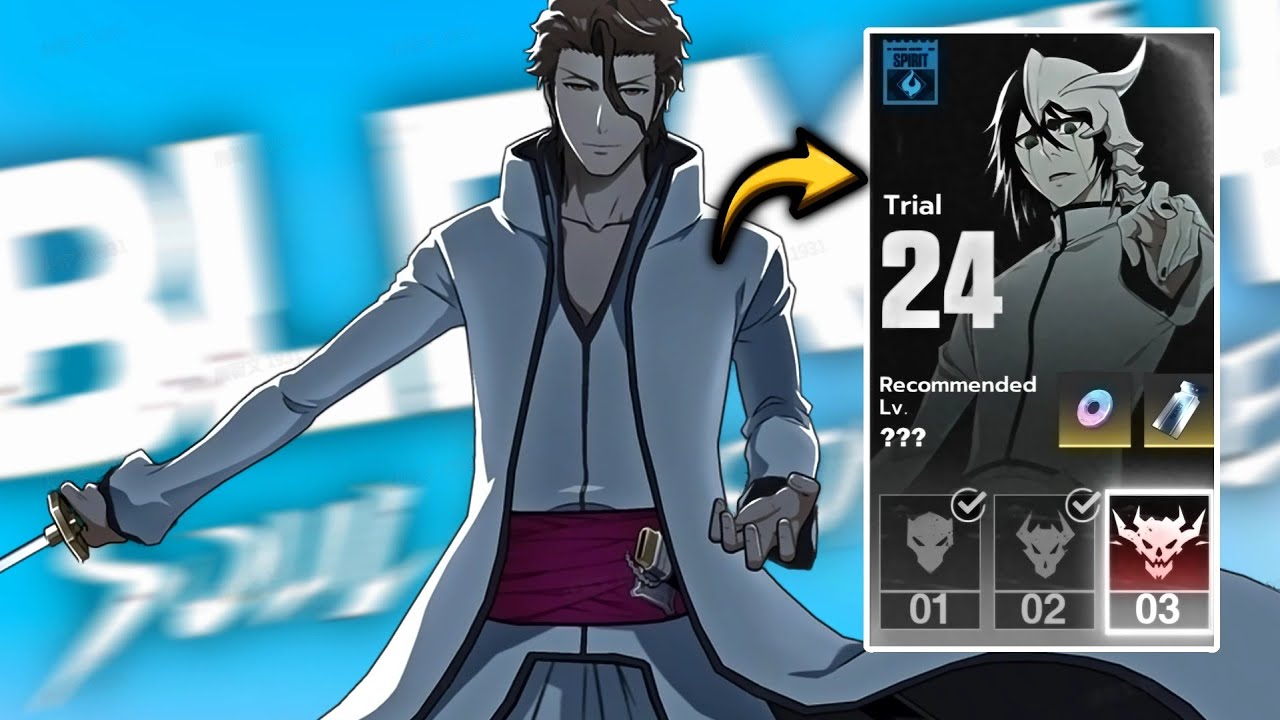 Até aonde o AIZEN B0 consegue chegar nas novas TRIAL TOWER SPIRIT? - BLEACH SOUL RESONANCE