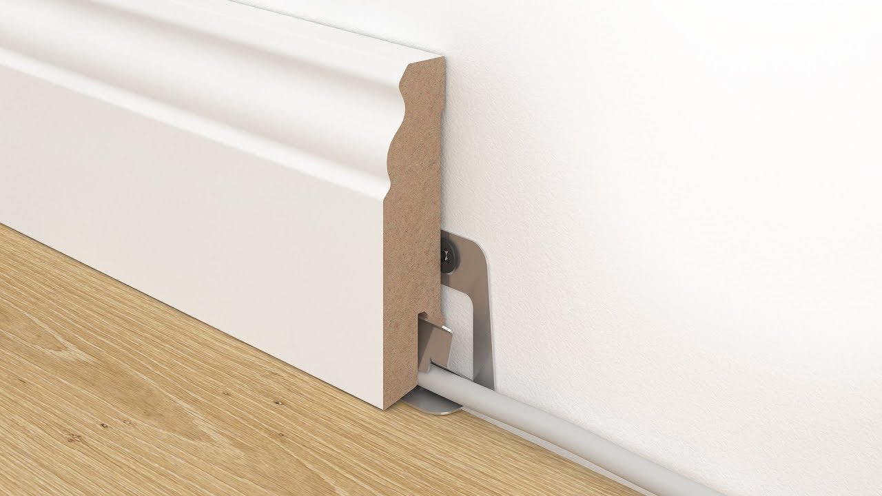 Sockelleisten anbringen mit den KGM ExPress-Clips