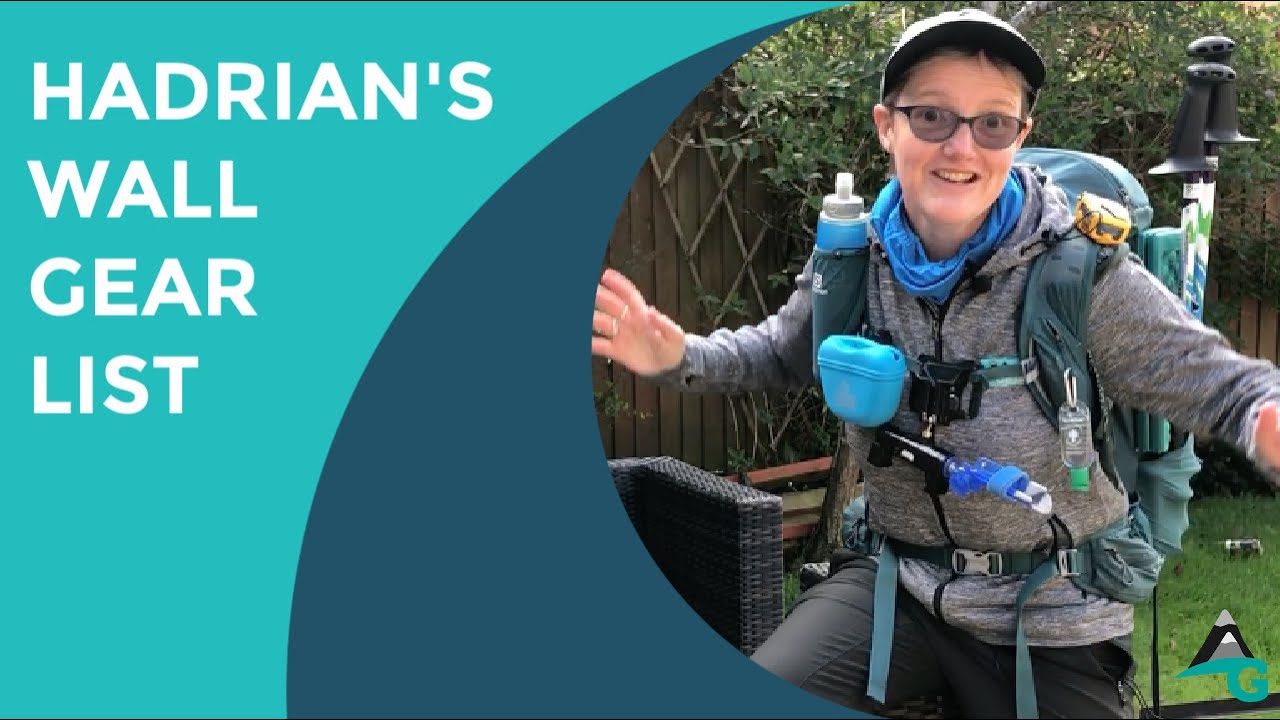 HADRIAN'S WALL - WHAT'S IN MY PACK? (B&B, not Camping).