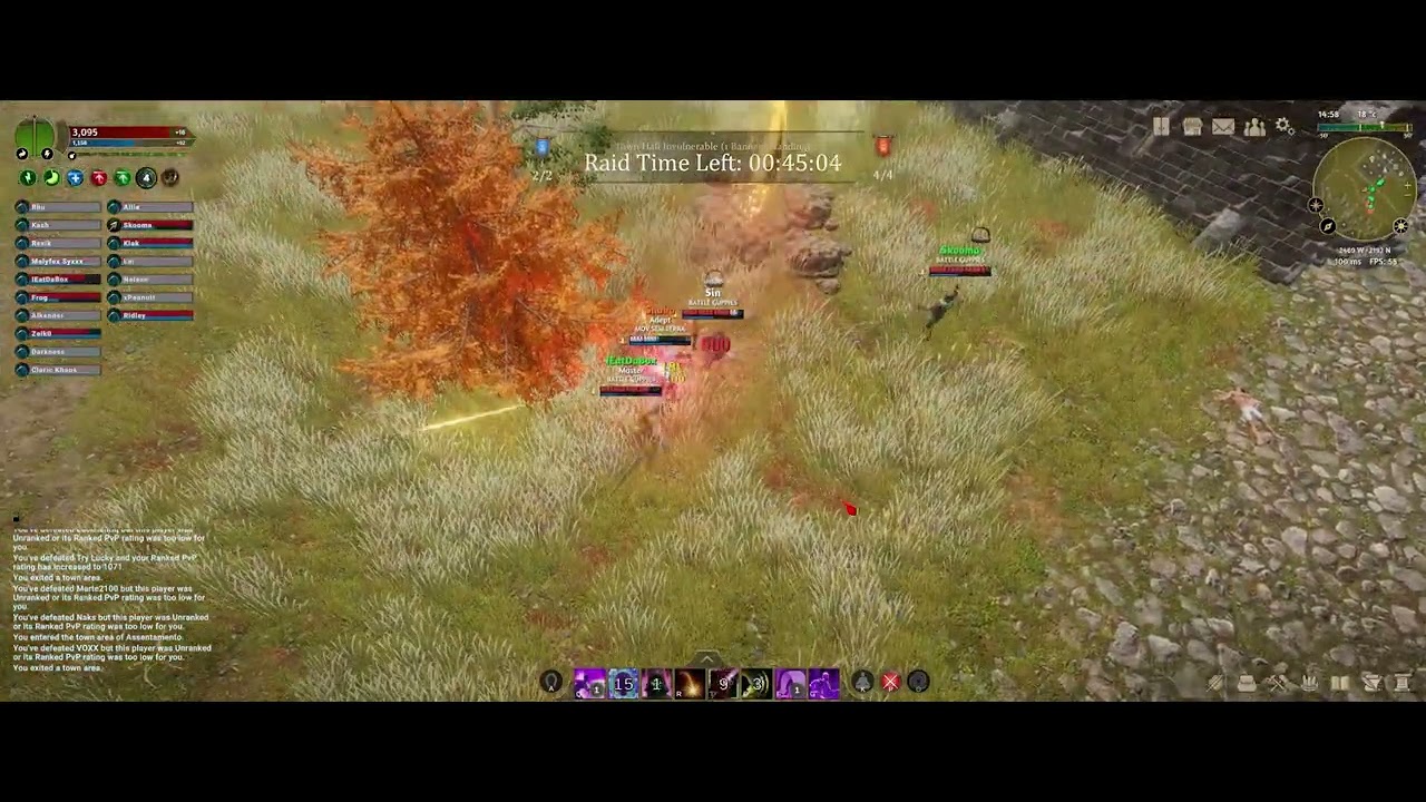 Fractured Online 20v20 City Siege - Battle Guppies vs Mov Sem Terra - Assassin POV