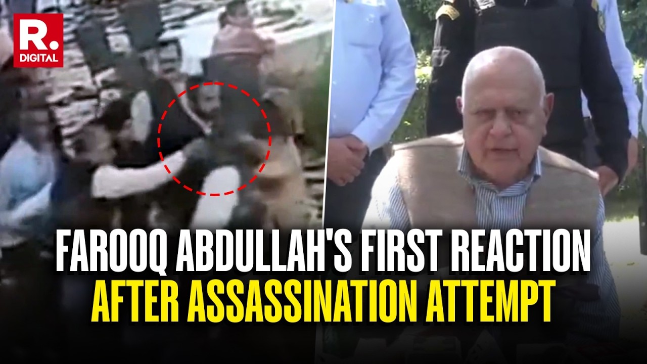 'He Fired Two Bullets', Farooq Abdullah's First Reaction To Assassination Attempt | Jammu