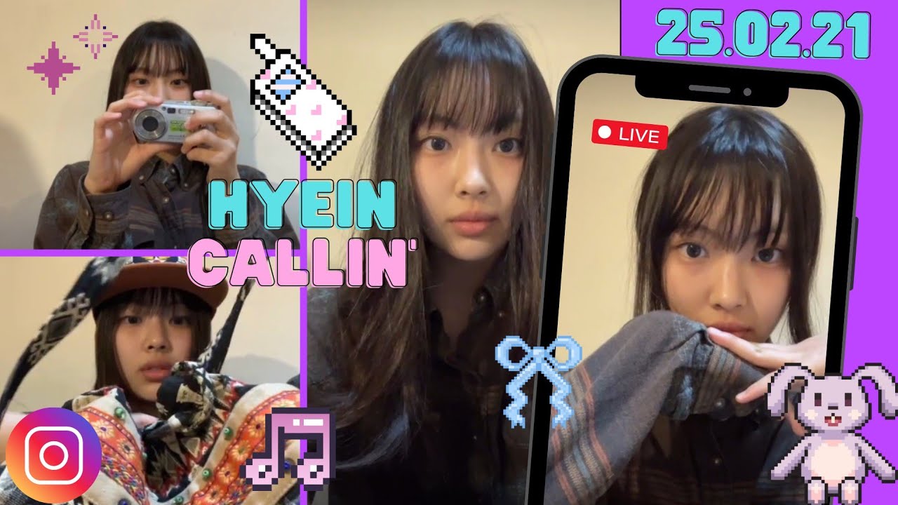 💜 Hyein 혜인 🐹 | 250221 | 🔴 Instagram LIVE | NJZ 엔제이지| NewJeans 뉴진스