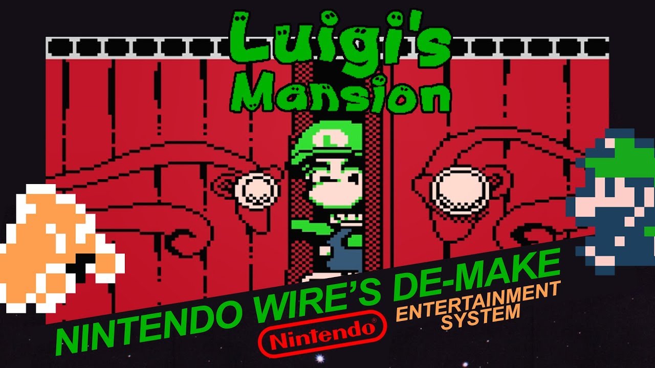 Luigi's Mansion | Nintendo Entertainment System (NES) De-Make