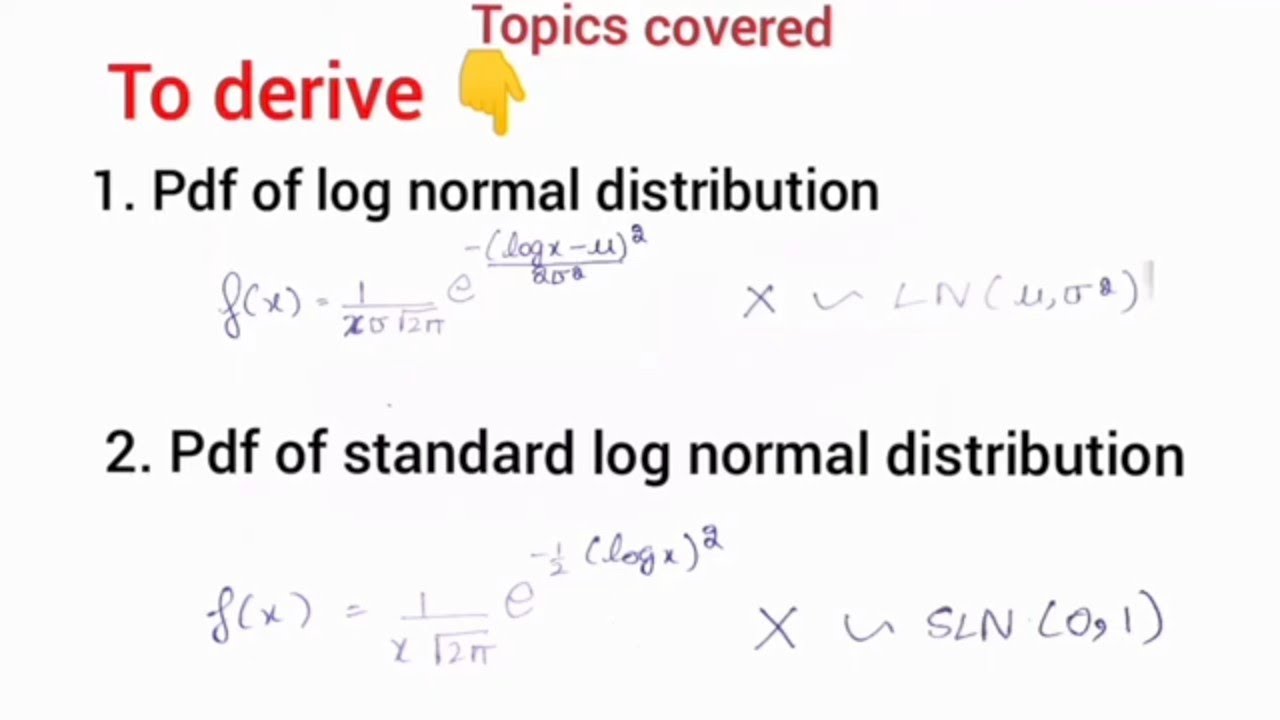 log normal distribution