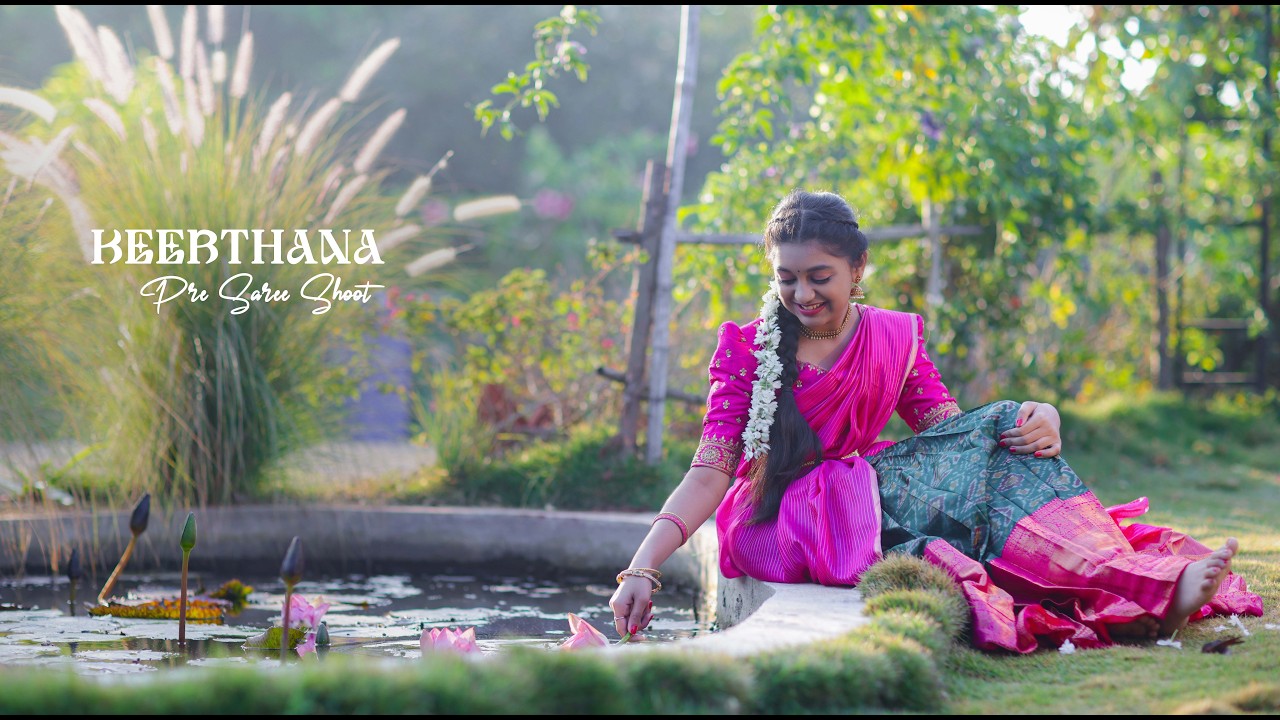 Keerthana I Pre Saree Shoot 4K I Vincitaphotography