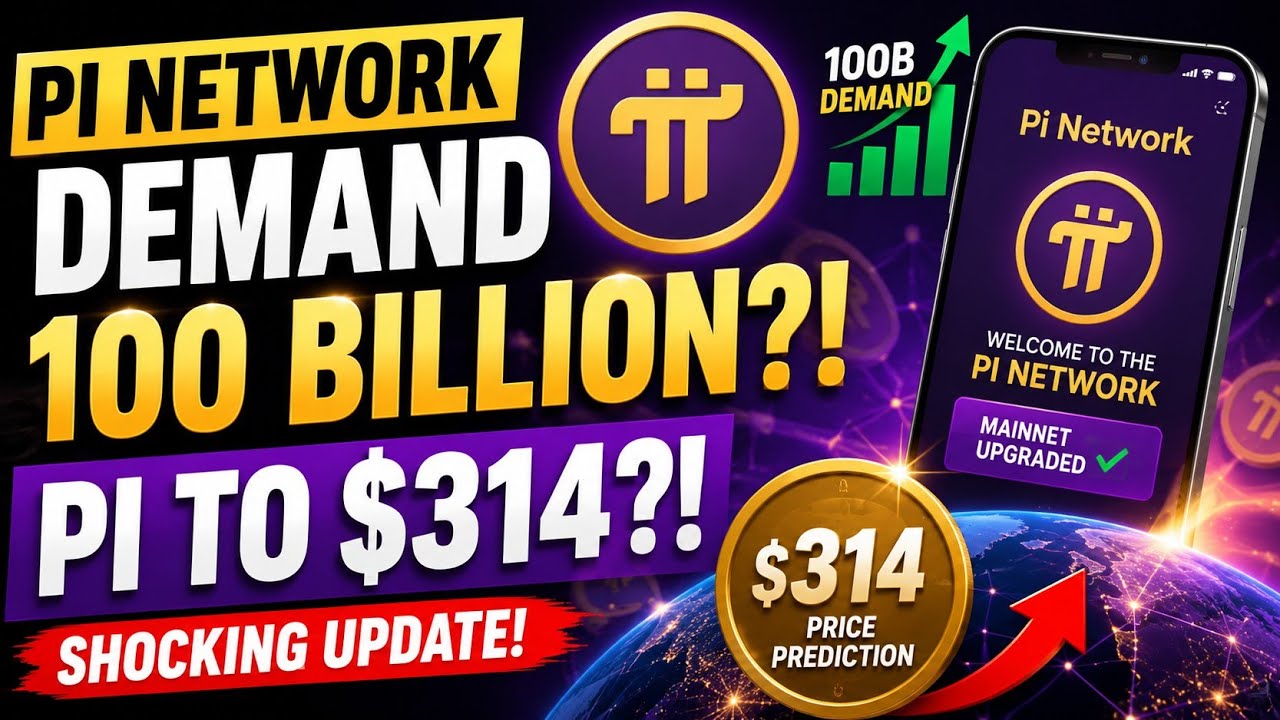 🚀 PI NETWORK BREAKING: Mainnet Upgrade, $110B Demand & $314 Price Prediction