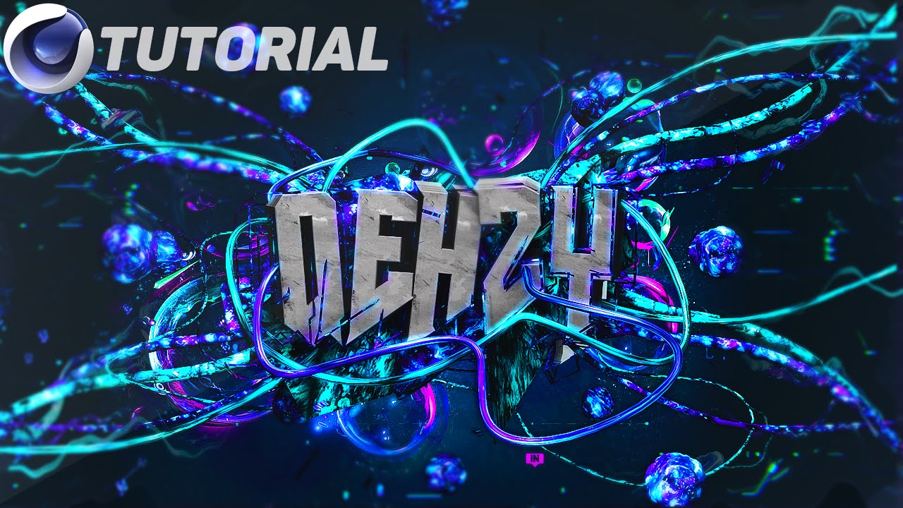 Tutorial: Sick Abstract Text Effect | C4D R17 by Qehzy