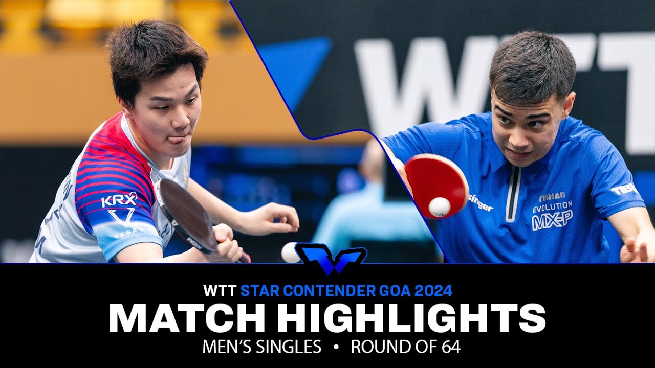 An Jaehyun vs Kay Stumper | MS R64 | WTT Star Contender Goa 2024