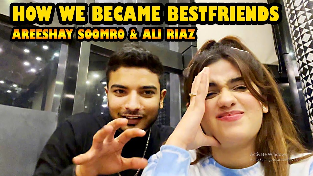 HOW WE BECAME BEST FRIENDS👫🏼||AREESHAY & ALI RIAZ VLOG😍||