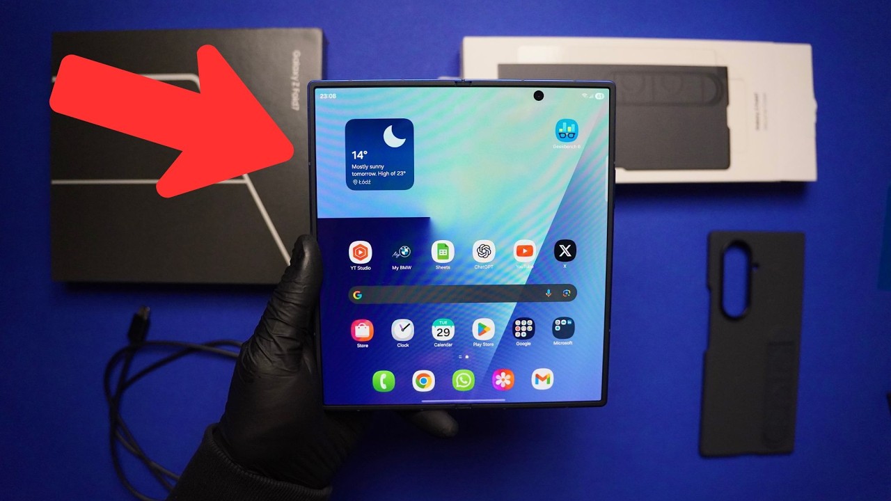 Новый Samsung Galaxy Z Fold 7 (Blue Shadow) — распаковка и тест камеры (2025)
