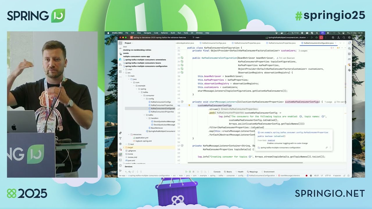Spring for Apache Kafka the advanced features by Tim van Baarsen & Kosta Chuturkov @ Spring I/O 25