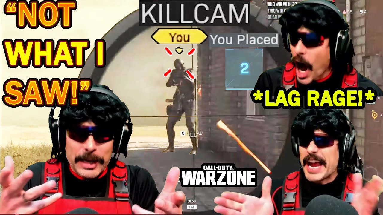 DrDisrespect Shows How BAD Warzone's LAG is! Killcam VS Reality! (30 KILLS Ft Zlaner!)