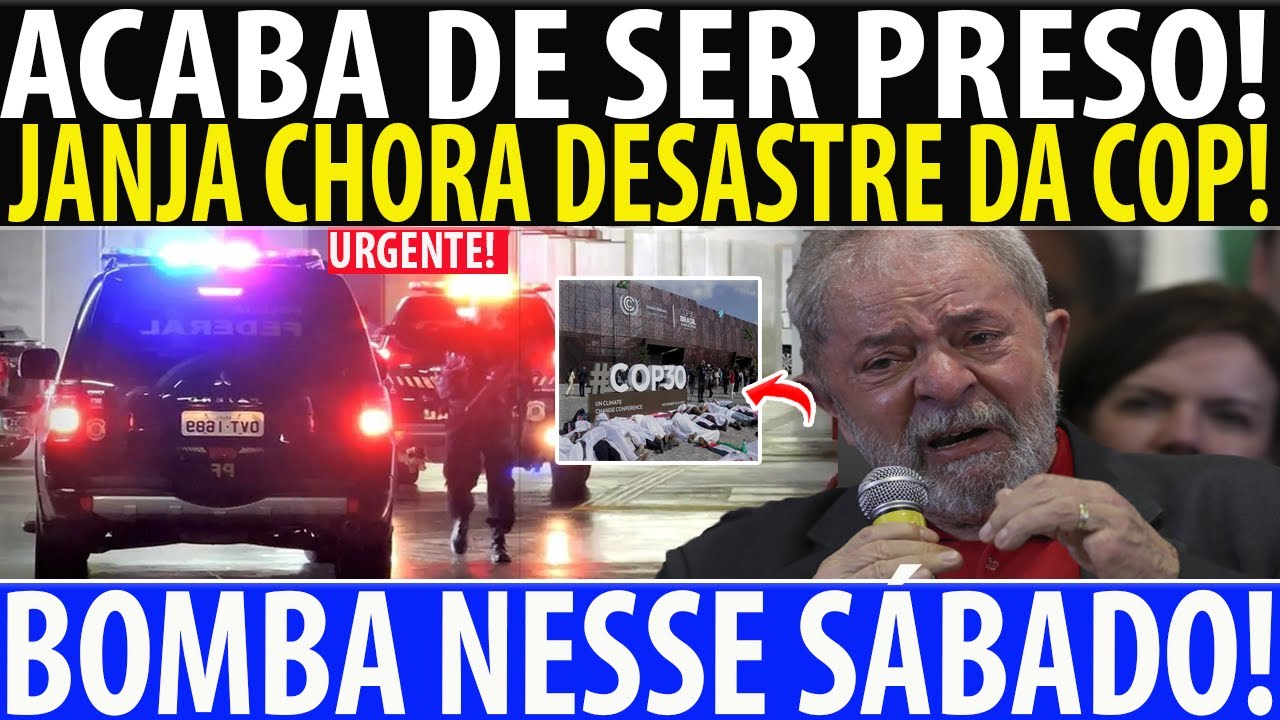 URGENTE! PETISTA PRESO AGORA PELA POLÍCIA FEDERAL NA BAHIA! JANJA CHORA AO RECEBER NOTÍCIA DA COP30