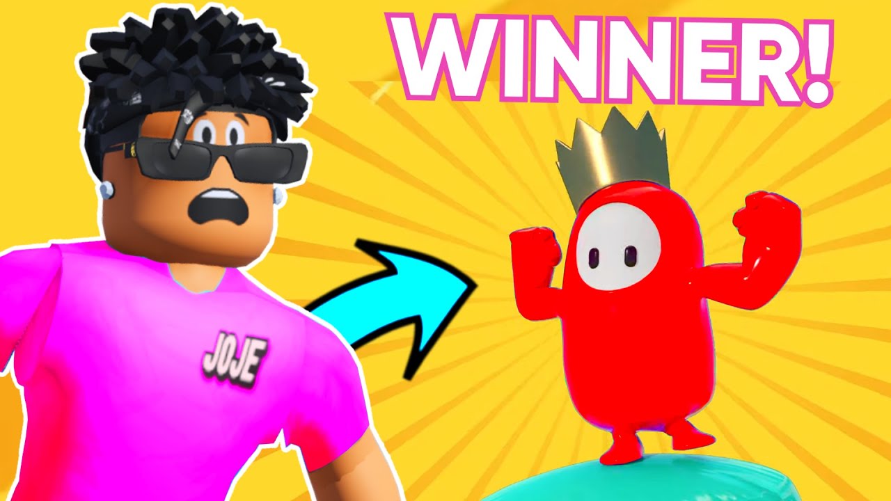 NOOB gets his FIRST WIN in Fall Guys! *INTENSE*