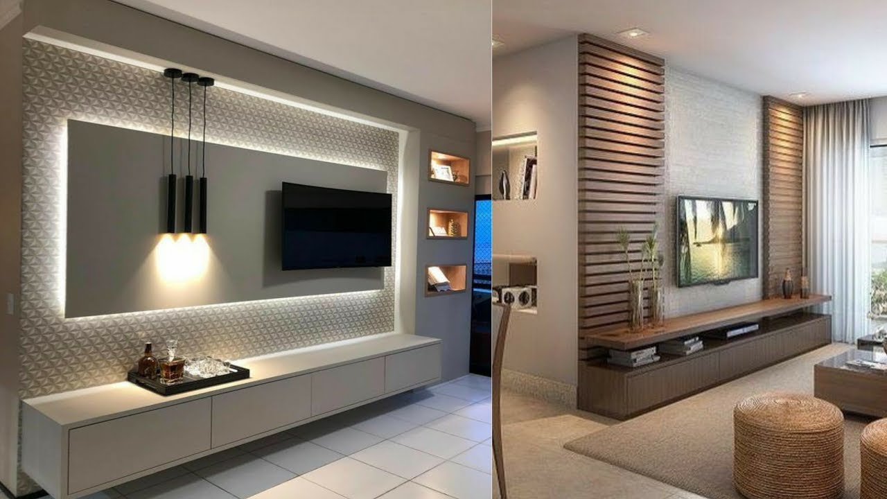 +100 Wohnzimmer TV wand Ideen 2025