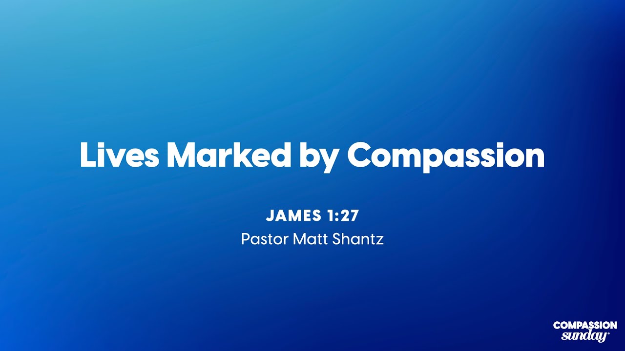 January 18 2026 | Compassion Sunday: Lives Marked by Compassion