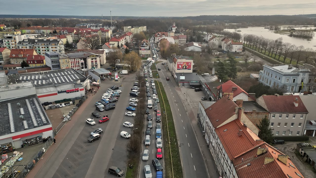 Polski paraliż drogowy czyli Niemcy wracają z ferii świątecznych ;) - SŁUBICE nad Odrą - 07.01.2024