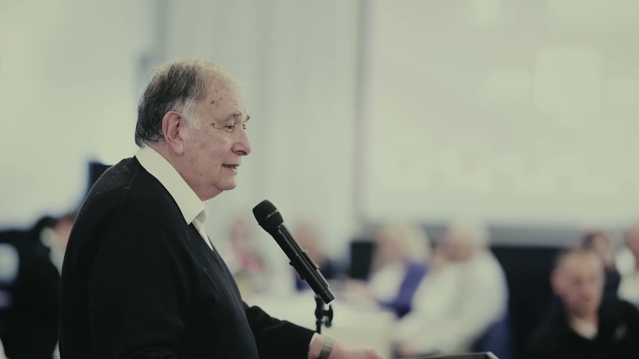 יונה יהב, ראש עיריית חיפה, בכנס של המוסד לבוררות עסקית בנושא פתרון מחלוקות בעולם העסקי, בחיפה