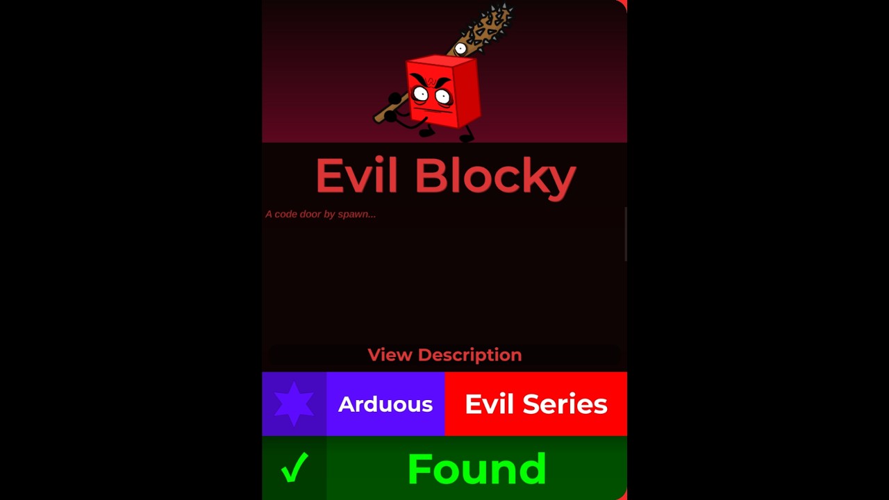 How to get Evil Blocky in Find the bfb Characters