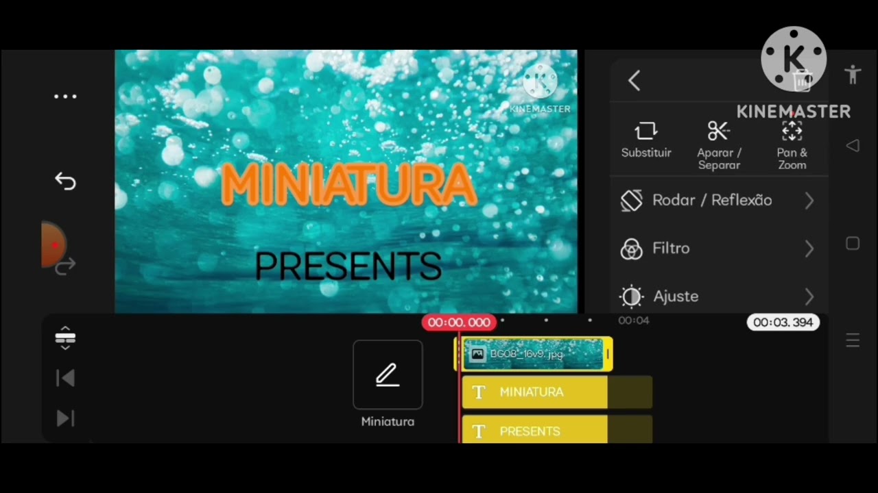 Miniatura presents logo speedrun be like kinemaster 