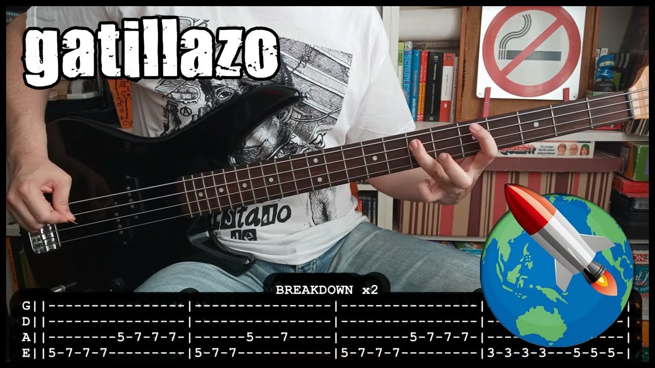GATILLAZO - Hsuicidio (BASS TABS) [lyrics + PDF]