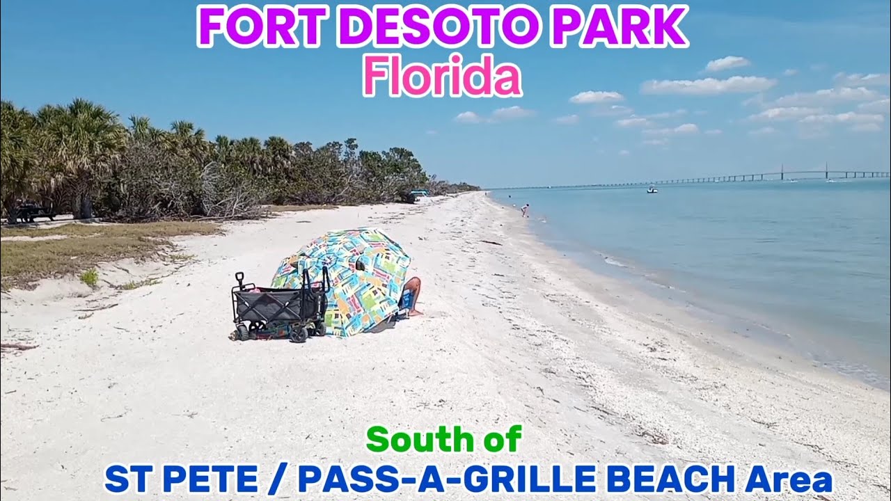 FORT DESOTO PARK FLORIDA - BEACH and FORT AREA