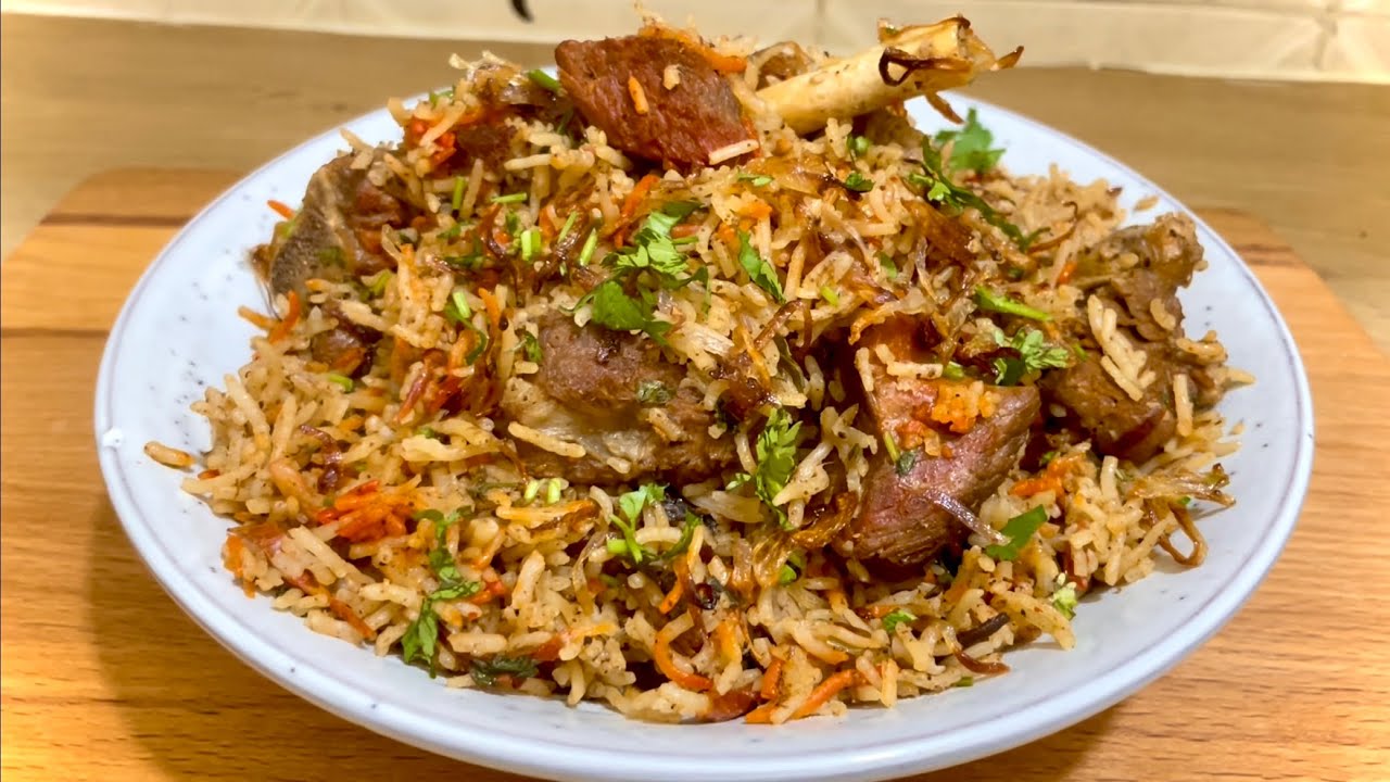 Hyderabadi Yakhni Biryani Recipe | Bakra Eid Special Mutton Yakhni Biryani | Mutton Yakhni Pulao