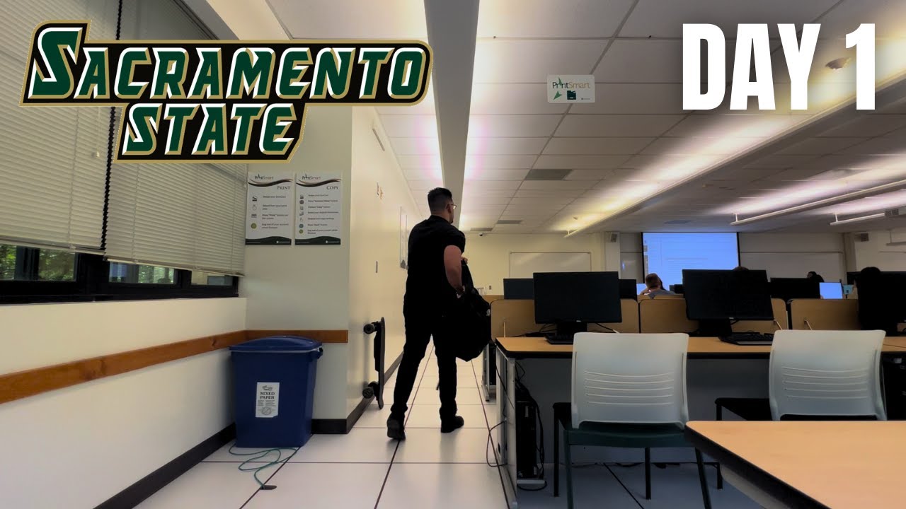 Come to College with me... | Business Student Day in The Life at Sac State!
