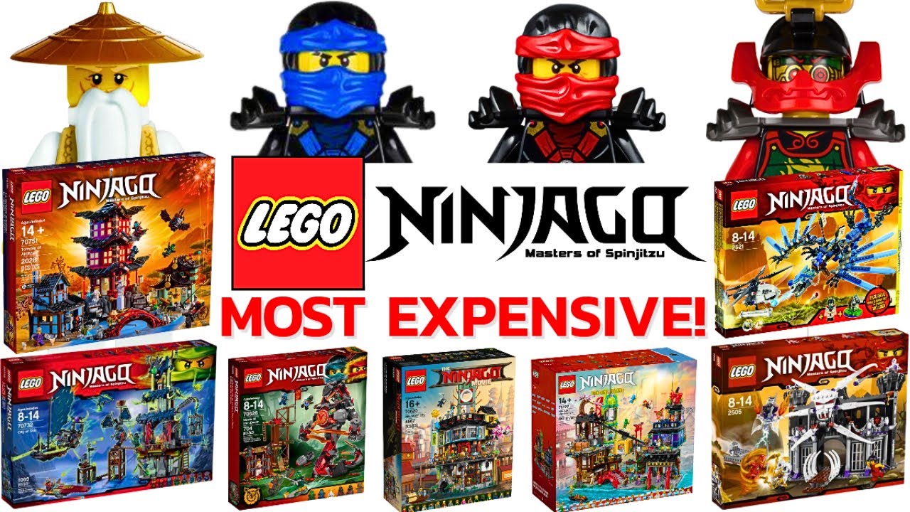 10 самых дорогих наборов LEGO Ninjago!