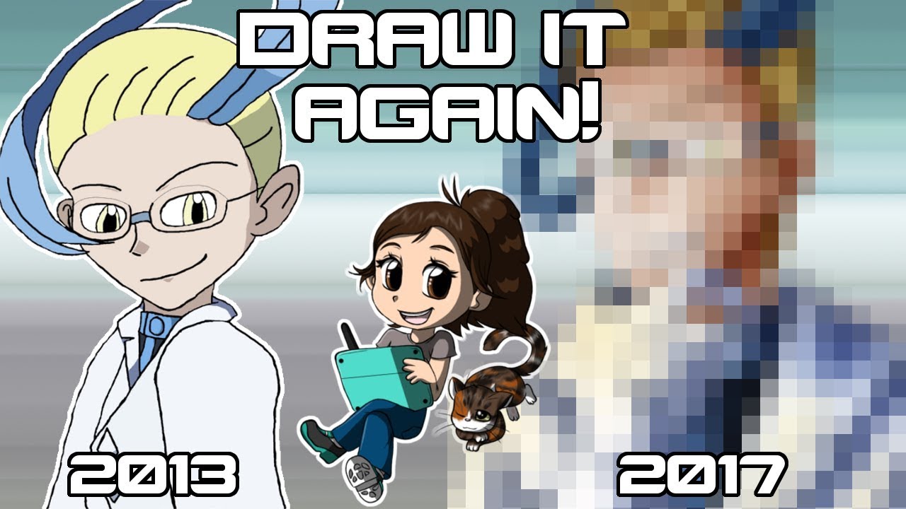 Draw it Again Challenge - Colress Speedpaint (Pokemon Black 2 and White 2) - Plasma