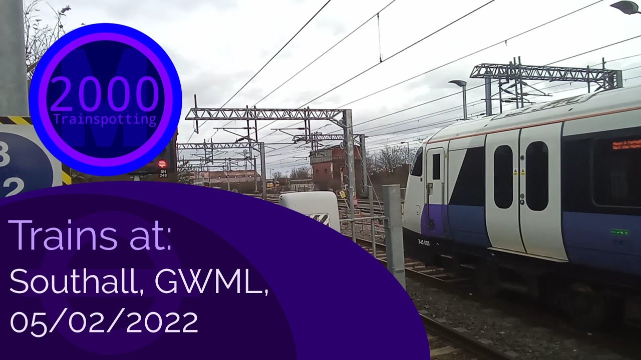 Trains at: Southall, GWML, 05/02/2022