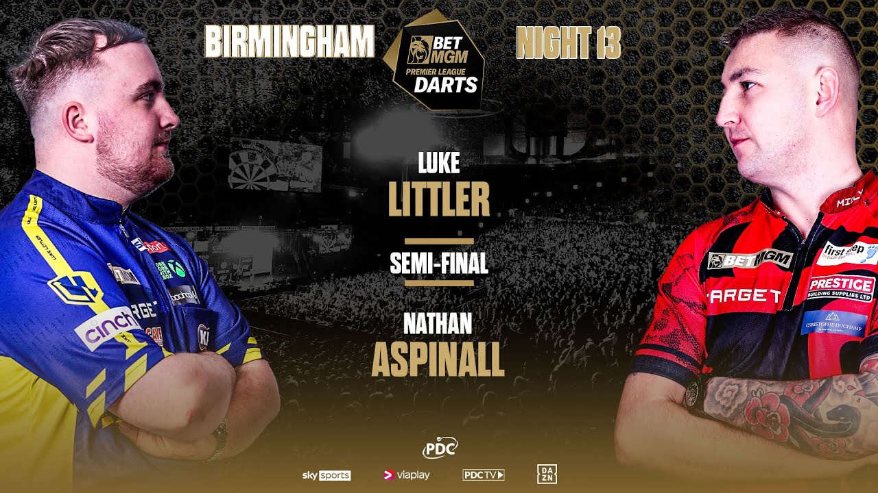PDC Darts Premier League 2025 - Night 13 - 2025 05 01 - Luke Littler vs Nathan Aspinall HUN