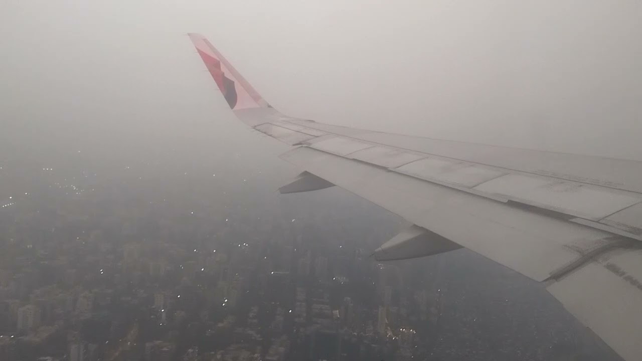 Air India Airbus A320 Neo taking off from Mumbai airport during early morning 