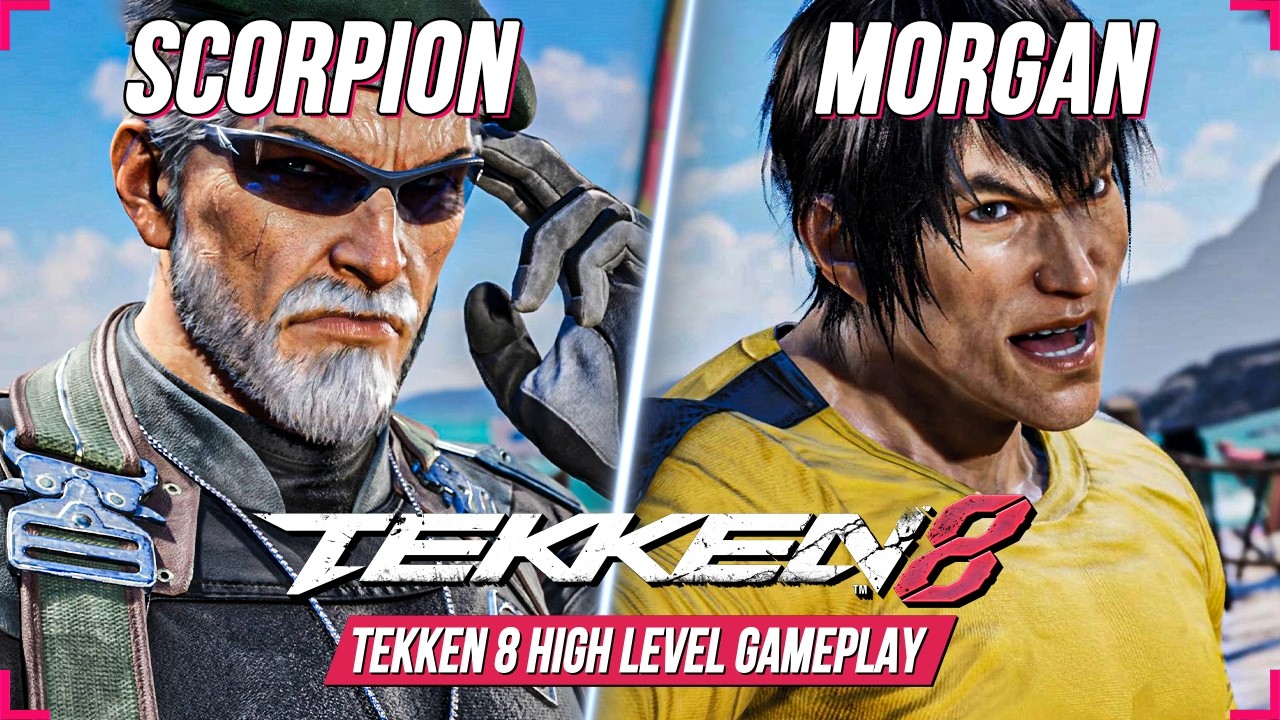 TEKKEN 8 ⚡ Scorpion (VICTOR)  Vs  Morgan (LAW) 💪 T8 High Level Gameplay