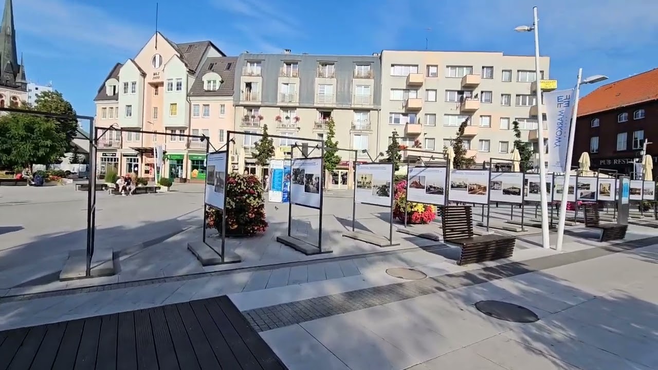 Świnoujście. Centrum miasta w sobotni poranek