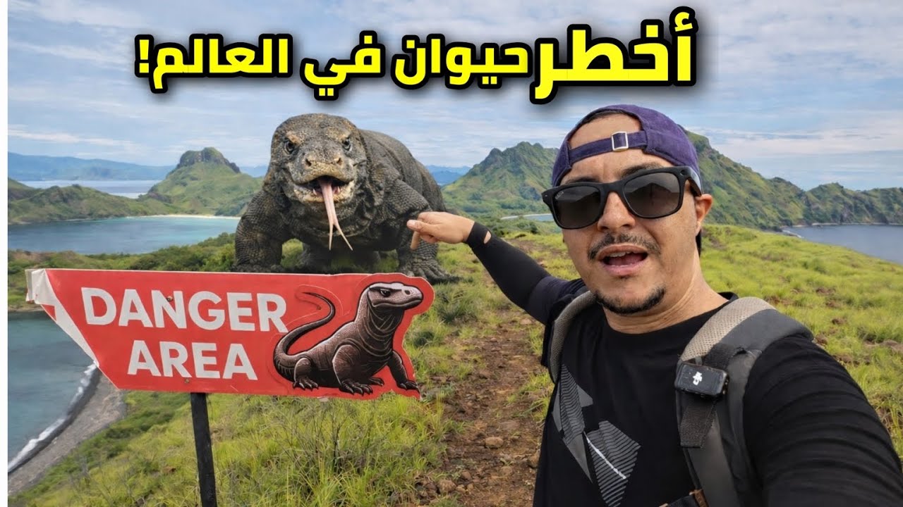 إقتربت من أخطر سحلية في العالم |  KOMODO DRAGON