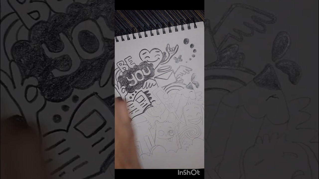 Sketching Doodle for 2nd time and it results so beautiful and amazing ..#sketch #music #doodle #love