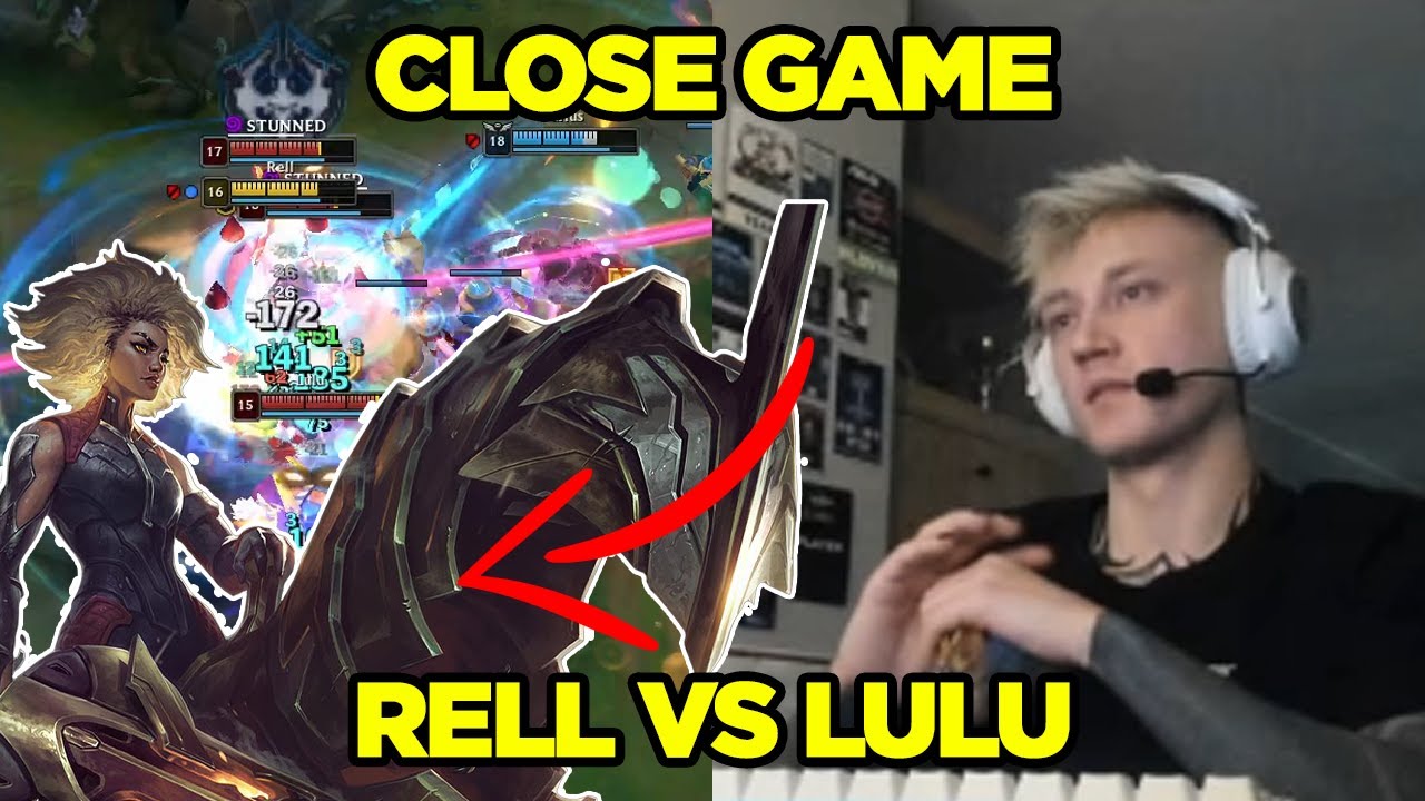 A CLOSE GAME (Rell Vs Lulu) - Rekkles clips Game