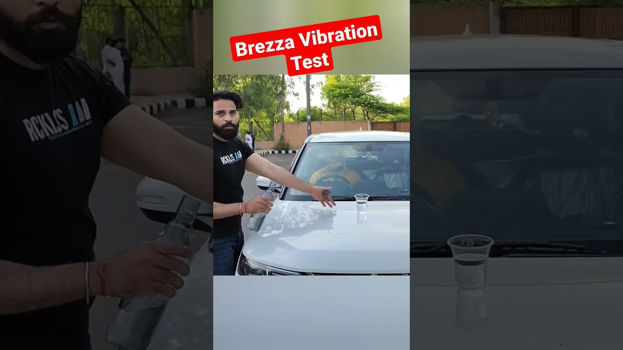 BREZZA Vibration Test  👍|| #shorts #brezza #vibration #test