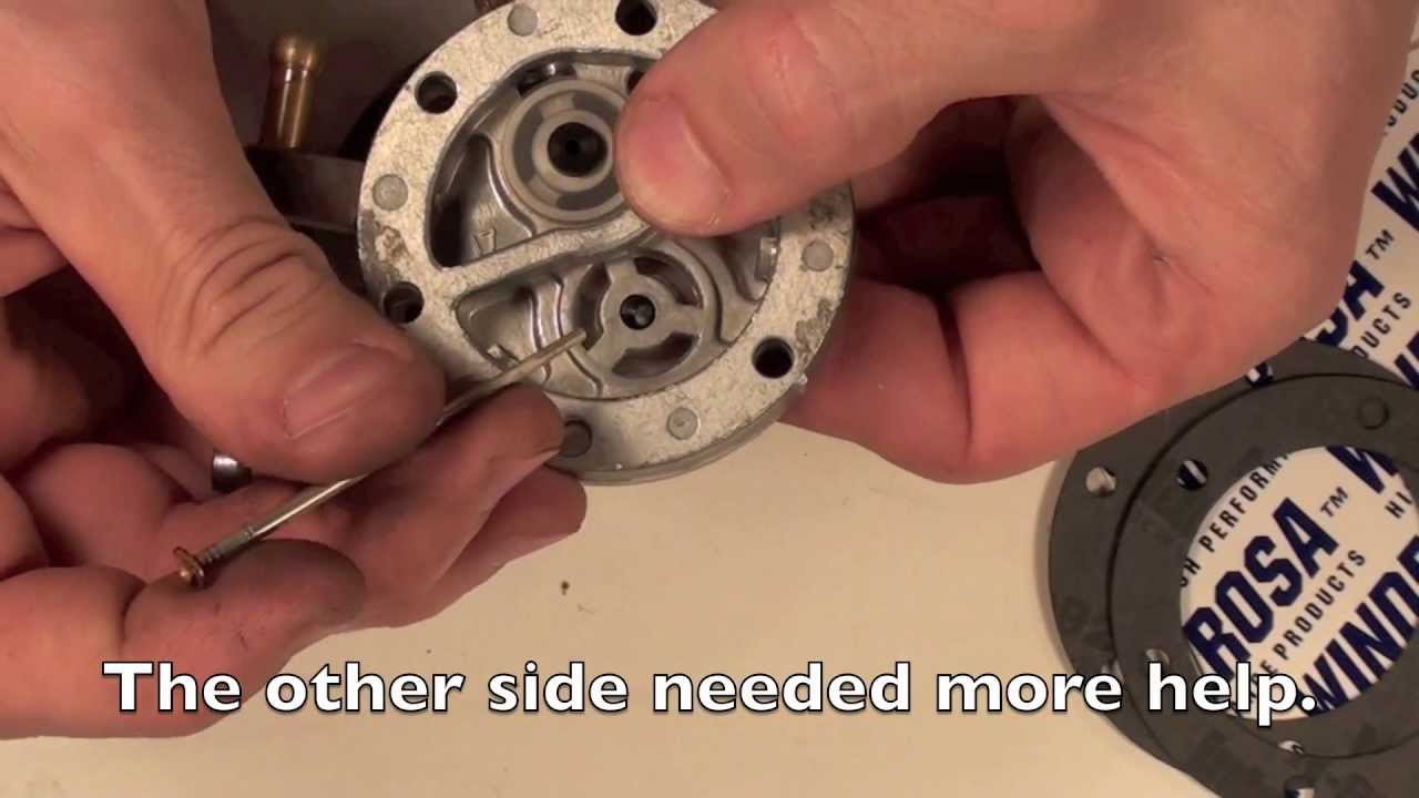 Mikuni carb series #1 Fuel pump rebuild