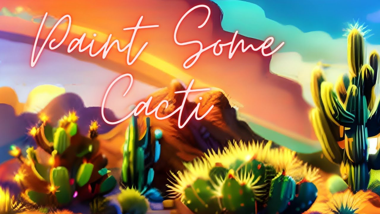 Cute Little Prickly Pear Watercolor Tutorial